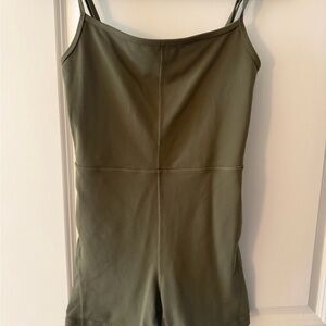 Aritzia Golden Olive Green Top